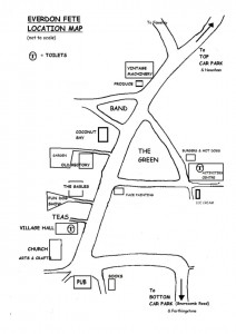 program Map of stalls/attractionsi